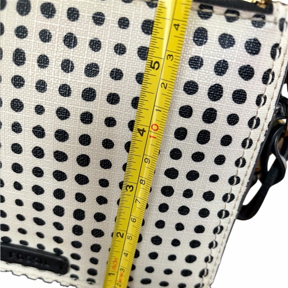 Fossil Black and White Woman’s Campbell Polka Dot Crossbody Bag - Picture 8 of 13